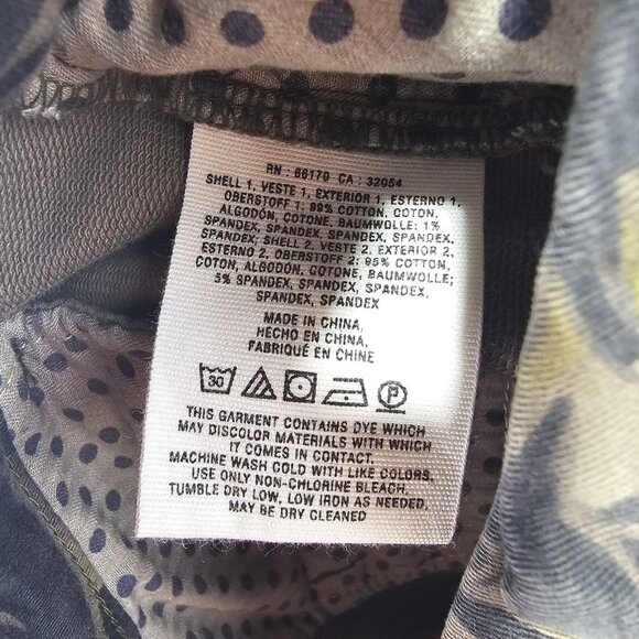 Pilcro and the Letterpress Anthropologie Hyphen Floral Chino Size 26 Stretch - Picture 7 of 11